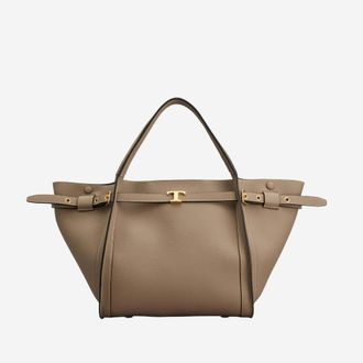 Tod's Beige Leather Small Tote