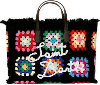 MC2 Saint Barth Colette Crochet Tiles Handbag