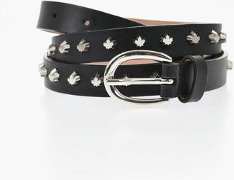 Dsquared2 20mm Leather Belt 80S with Studs size 90