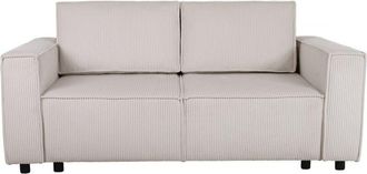 Habitat et Jardin Sof&aacute; Convertible Recto En Pana montaigne S - 3 Plazas - Beige