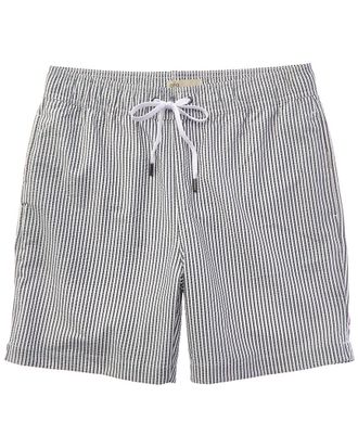Onia Classic Seersucker Swim Short