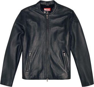 【関税込み】Diesel ブラック L-Shear レザージャケット Dieselのブラック L-Shear レザージャケットがセール中