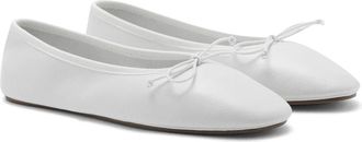 Mango Ballet Flat in White at Nordstrom, Size 39