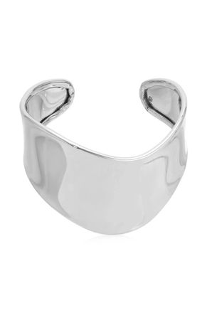 Ettika Womens Smooth Cuff Bracelet In Silver