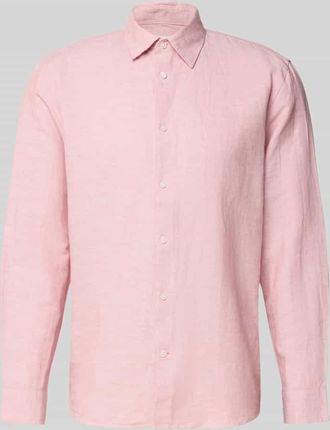 Selected Regular Fit Freizeithemd aus Leinen-Baumwoll-Mix Modell CLAY LINENBLEND in Altrosa, Gr&ouml;&szlig;e XXL