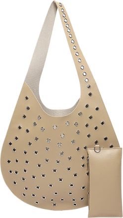 Generic Tote Bag Punk - Rivet Shoulder Satchel for Women, Fashionable Large Capacity Bag for Commuting, Travel, Work, Daily Use, Durable PU Material, Trendy R