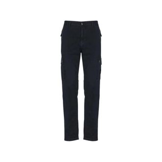 Stone Island Pantalones Cargo - Trousers - Hombre - Azul - W36