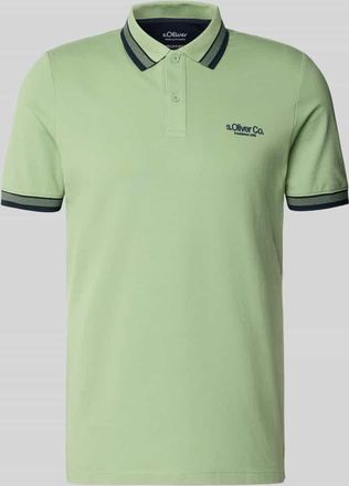 s.Oliver Red Label Regular Fit Poloshirt aus Baumwoll-Mix in Gruen, Gr&ouml;&szlig;e XXL