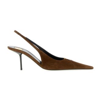 Saint Laurent Dames, Schoenen, Bruin, Maat: 39 EU Leer