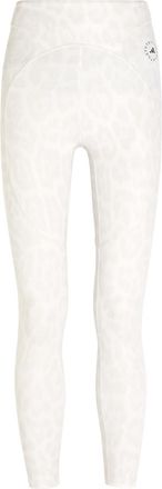 Stella McCartney Adidas X Stella Mccartney Training 7/8 Leopard-print Leggings - White And Grey - S (UK8-10 / S)