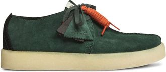 Clarks Trek Mid Green Suede desert boots - Groen
