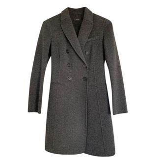 Joseph Grey Wool & Cashmere Coat Size XS