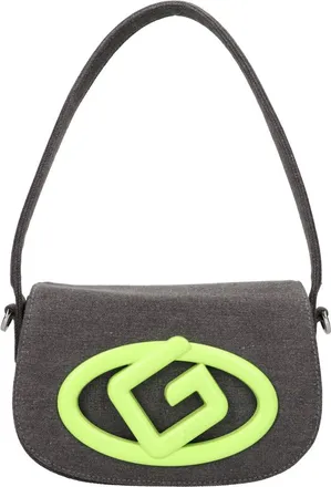 Ga&euml;lle Paris Tassen, Dames, Zwart, ONE Size, Denim, Denim Tas