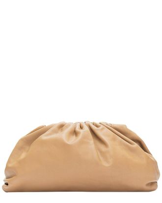 Bottega Veneta The Pouch Tan Leather Dumpling Clutch Bag (Authentic Pre-Loved)