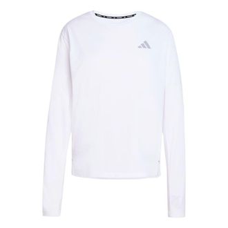 adidas (WMNS) adidas ADI365 Running Climacool Iconic Long Sleeve Top White KR8317