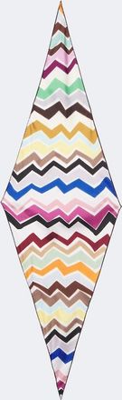 Missoni Zigzag silk twill scarf