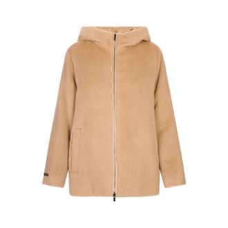 PESERICO Jassen, Dames, Bruin, M, Shearling Jas