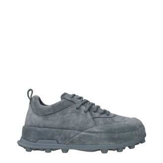 Jil Sander Mens Sneakers Suede Grey/Steel Grey