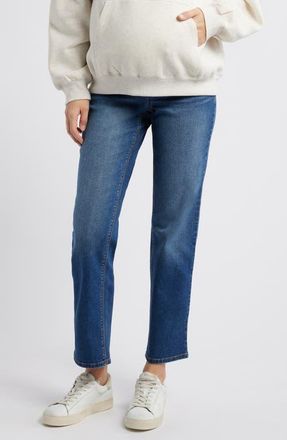 1822 Denim Over the Bump Slim Straight Leg Maternity Jeans in Oaklee at Nordstrom, Size 26