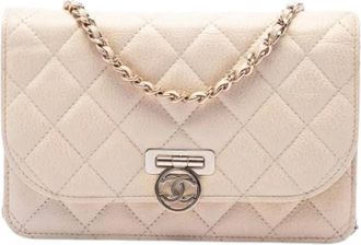 Chanel Borsa Pre-owned Vintage Crossbody - - Pre-owned - Donna - Beige - ONE SIZE