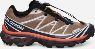Salomon XT-6 Sneakers Walnut / Maritime Blue / Huckleberry