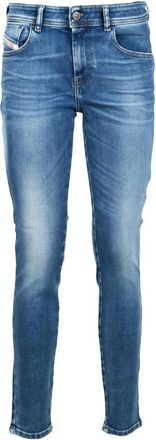 Diesel Stretch Skinny Jeans - Dames - Skinny Jeans - Blauw - W29 - Katoen - Jeans