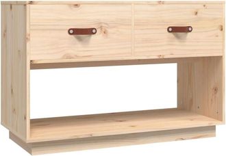 vidaXL Vidaxl - Mueble De Tv De Madera Maciza De Pino 90x40x60 Cm