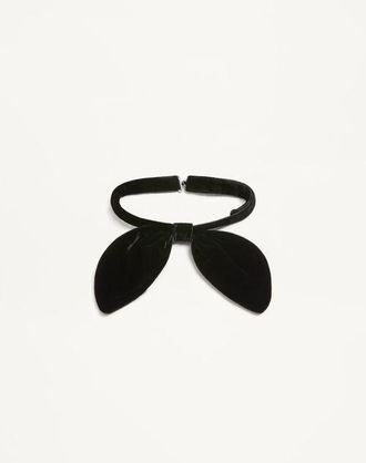 Valentino Garavani Papillon Valentie In Velluto Uomo NERO UNI