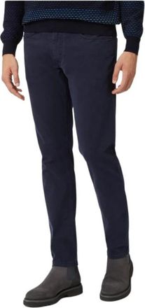Harmont & Blaine Stretch 5-Pocket Broek - Heren - Slim Fit Broeken - Blauw - M - Katoen - Broeken
