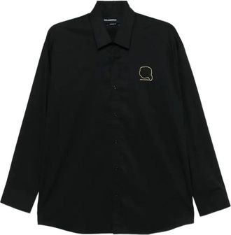 Karl Lagerfeld Hombre, Camisas, Negro, Talla: XL