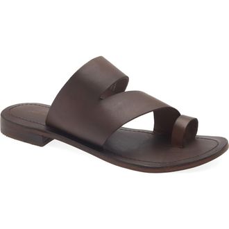 Free People Abilene Toe Loop Sandal in Oak Leather at Nordstrom, Size 6.5Us