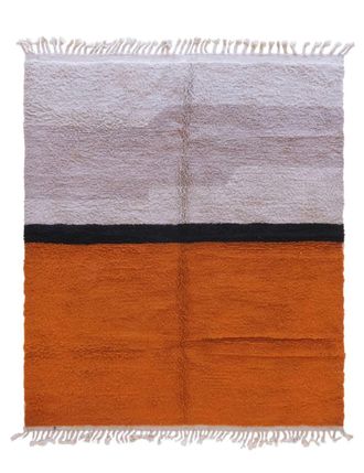 AFK Living Alfombra bereber l&iacute;neas gr&aacute;ficas modernas 220 x 269 cm