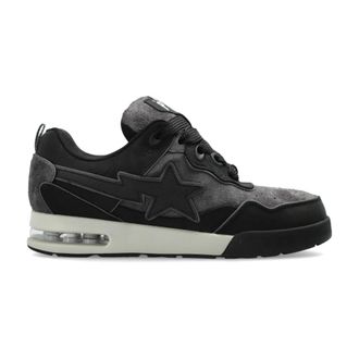 A Bathing Ape Sneakers, male, Black, Size: 8 1/2 US Logo Sneakers