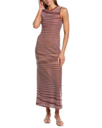 M Missoni Abito Lungo Wool-Blend Midi Dress