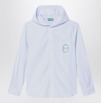 Kenzo Hooded striped shirt in cotton