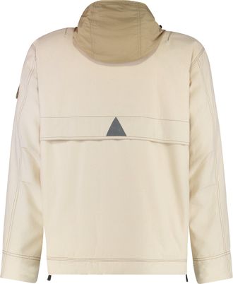 Moncler Mens Kelpius Padded Jacket Beige Cotton Raincoats Coat