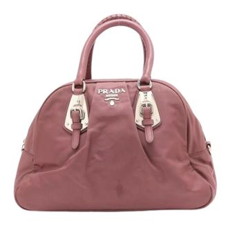 Prada Pre-owned Handbags, female, Red, Size: ONE SIZE Pre-owned Vintage Tote Bag