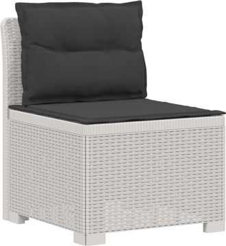 vidaXL Sill&oacute;n Individual De Jard&iacute;n Con Cojines Apariencia De Ratan Pp Vidaxl