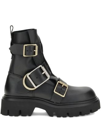 Vivienne Westwood Stivali Empire con fibbia - Nero