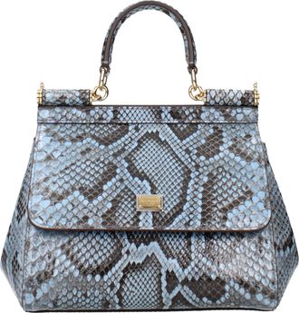 Dolce & Gabbana Light Blue Skin Womens Handbag