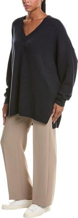 N.Peal N.Peal Oversized V-Neck 100% Cashmere Sweater