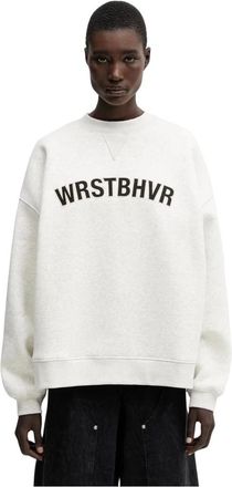 Worst Behavior Luzon Sweatshirt - Dames - Sweatshirts - Wit - L - Katoen - Hoodies & sweatvesten