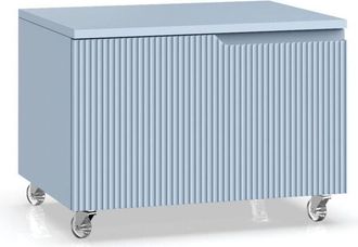 TFT Home Furniture Cassettiera ZIP azzurro tiffany