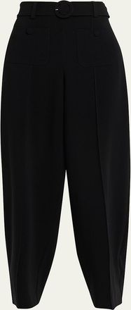 Cinq &agrave; Sept Renea Belted Wide Tapered Pants