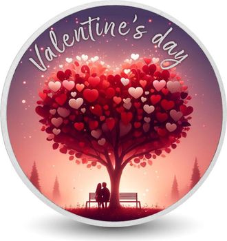 OEM Moneda De Color Heartfelt Horizons De 1 Oz