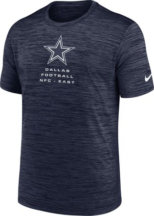 Nike Dallas Cowboys Velocity Nike Mens Dri-FIT NFL T-Shirt in Blue | NKPQ41S7RD-QMV