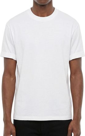 Neil Barrett White Solid Crew Neck T-Shirt