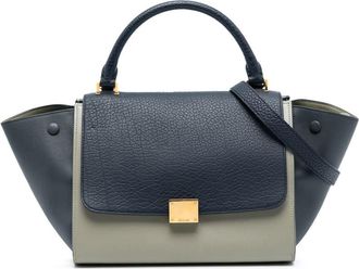Celine Pre-owned Celine Medium Tricolor Trapeze Satchel Ladies U-VP-0166 U-BG-0176