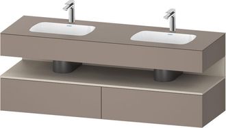 Duravit Qatego Lavabo Encastrado Con Base De Lavabo Consola, - Duravit