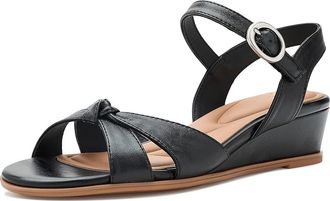 S&ouml;fft Summer Womens Wedge Shoes Black : 9.5 M (B), Leather